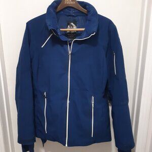 Ladies Royal Blue Spyder gortex ski jacket - no hood - Size 12